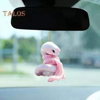 1/6 шт. мультяшные подвески в виде змеи, подвесные украшения со шнурком, легко подвешиваемые декоративные аксессуары для ключей в виде животных, украшение F