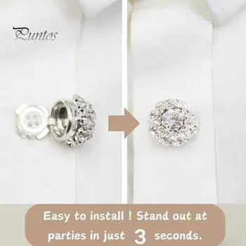 1/6 шт. Накладки на пуговицы, искусственный жемчуг, блестящие стразы, зажим для пуговиц в форме цветка с плоскогубцами, пресс-аксессуары для платья, костюма, смокинга O