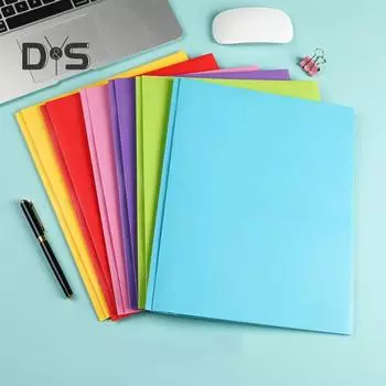 1/6 шт. папка для файлов с зубцами, двойной карман, дизайн, пластиковые папки, держатель для визиток, органайзер размера буквы красный