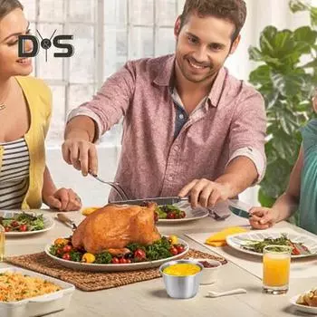 1/6 шт., стакан для макания, нержавеющая сталь, соусница с герметичной крышкой, 70 мл, многоразовый контейнер для приправ для ланч-боксов, пикников 70ml флуоресцентный зеленый