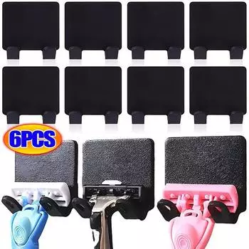 1/6 шт. Стойка для хранения бритв, полка из нержавеющей стали, держатель для бритвы, настенная подставка для бритвы в ванной комнате, органайзер, вешалка, крючок