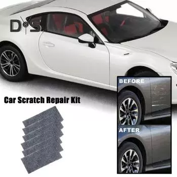1/6 шт. Ткань для удаления царапин на автомобиле, компактный размер, портативный, многоразовый, широко применяемый инструмент для чистки царапин на автомобиле 1pc