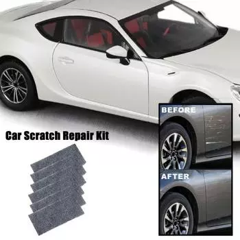 1/6 шт. Ткань для удаления царапин на автомобиле, компактный размер, портативный, многоразовый, широко применяемый инструмент для чистки царапин на автомобиле 1pc