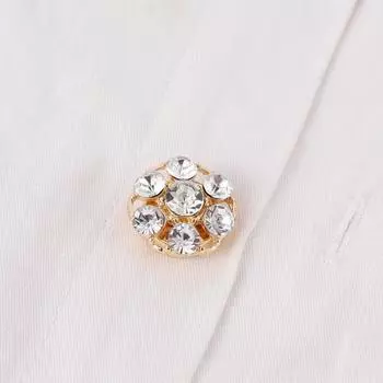 1/6 шт. женские накладки на пуговицы блестящие запонки со стразами защелкивающиеся съемные зажимы для пуговиц рубашка платье аксессуары 1pc A