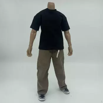 1/6 штаны для фигурки ручной работы кукольная одежда модная свободная длинная для 12 дюймов кофейный