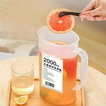 1.6L/2L Холодная вода Кувшин Большая емкость Диспенсер для напитков Кухонный холодильник L