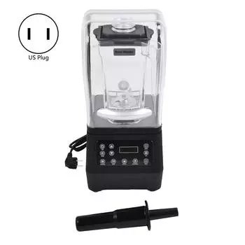 1.6L Бытовая умная дробилка для льда, тихий блендер, соковыжималка с герметичной крышкой 1800WUS Plug 110V