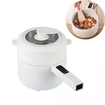 1.6L Smart Electric Cooking Pot Reservation Multifunction Antiprigar Electric Wok Household Electric Hot Pot With Steamer 220V EU