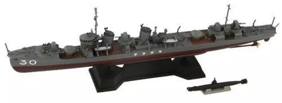 1/700 Japanese Navy Mutsuki-class destroyer Kisaragi (Forouhar model + midget submarine instep target) by Pit lord