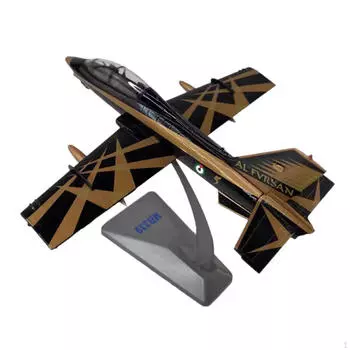 1/72 MB339 реактивный учебный самолет литая модель имитация подарочный сувенир самолет металл
