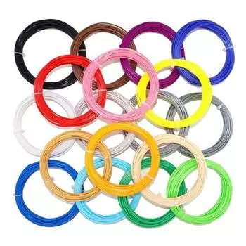 1,75 мм нить для печати ABS/PLA 10 м моделирование для 3D-принтера для черчения Pen MakerBot (Случайный цвет) 1