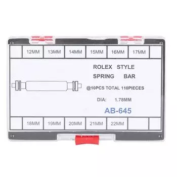 1.78mm Diameter Watch Wrist Strap Spring Bars Strap Link Pins Watch Repair Kit