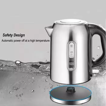 1,7 л бытовой электрический чайник 220-240 В, автоматическая стеклянная кастрюля для сохранения здоровья, портативная мини-мультиварка, приборы для приготовления чая, вилка европейского стандарта EU