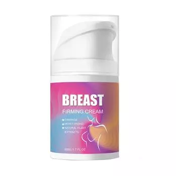 1,7 унции/50 мл крем для укрепления груди с гиалуроновой кислотой, экстрактами папайи и ромашки, увлажняющий массажный крем для груди, увлажняющий укрепляющий крем для женского тела One Size