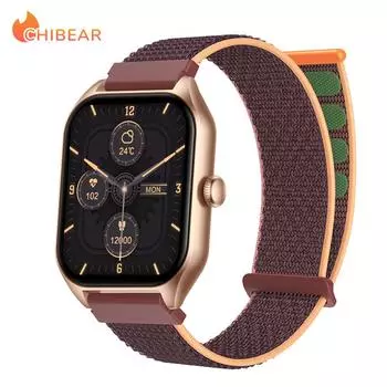 1,85-дюймовый большой экран умные часы для женщин и мужчин обнаружение здоровья поворотная кнопка Bluetooth вызов умные часы женские настраиваемый циферблат