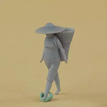 1/87 Фермер Фигурка Модель Персонаж Архитектура Диорама Пейзаж Крошечные Люди Игра female