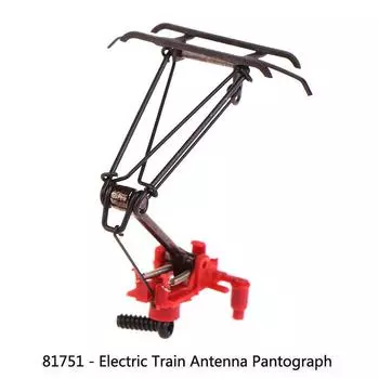 1:87 Ho Scale Train Electric Traction Pantograph 1Pcs Diy Train Arm Bow For Bachmann Model Hobby Toy Parts красный
