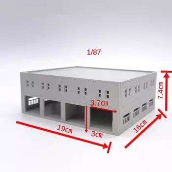 1:87 Модель сцены в гараже HO