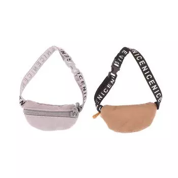 1:8/12 кукольный домик миниатюрная сумка через плечо из ткани поясная сумка мини кукольная нагрудная сумка на плечо сумка рюкзак кошельки модель декор игрушки красный