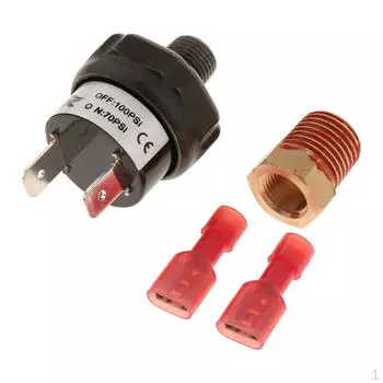 1/8 1/4 NPT 70-100PSI реле давления воздуха тип крепления на баке для 12 В