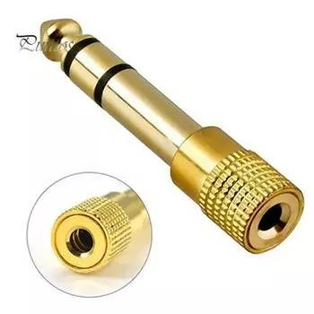 1/8 3,5 мм «мама» на 6,5 мм 1/4 «папа» разъем для наушников адаптер штекер стерео аудио