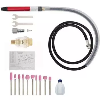 1/8 (3mm) Air Micro Grinder Комплект Air Micro Die Grinder, высокоскоростной профессиональный легкий вес и сверхмощный 58000 об/мин Пневматическая Micro Air Pencil Grinder