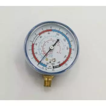 1/8 70 мм синий манометр низкого давления для холодильного фреонового кондиционера R-12/R-22/R-502(Р-404А/Р-134а) 0-220/350Psi 0-15/25кг/см2