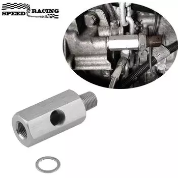 1/8 BSPT и 1/8 NPT и M10 Соединительный элемент датчика давления масла из нержавеющей стали для тройника NPT Адаптер для турбонагнетателей