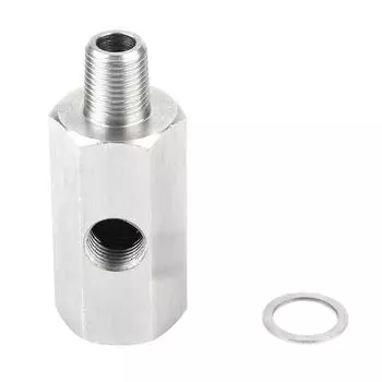 1/8\\\ BSPT Тройник датчика давления масла к адаптеру NPT Манометр линии подачи турбонагнетателя