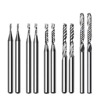 1/8\\\ Фреза с хвостовиком, 10 шт., карбид для акрила