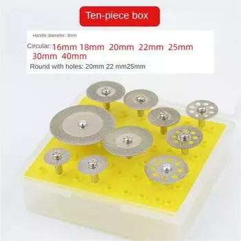 1/8 хвостовик с покрытием вращающаяся шлифовальная головка набор борфрез для вращающихся инструментов Dremel абразивные инструменты