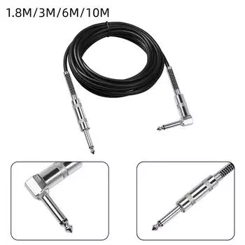 1,8 м, 3 м, 6 м, 10 м, аудиокабель для гитары, защита от помех 6M