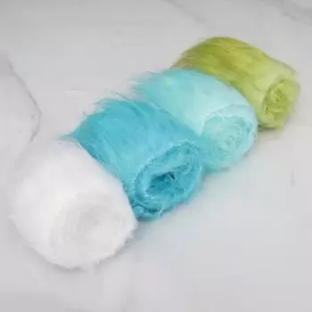 1,8 м искусственный мех ленты ленты DIY швейная одежда пушистая отделка отделочная ткань домашний декор шитье костюм полосатый плюшевый мех 5cm X 180cm