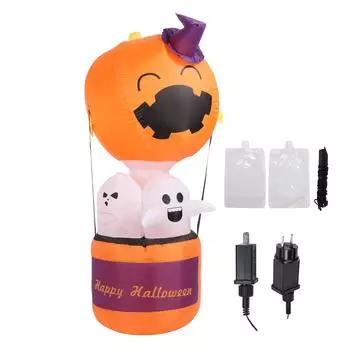 1,8 м надувной призрачный шар, привлекающий внимание, тыква, украшение двора со встроенным светодиодом для сада US Plug 100120V