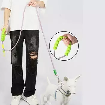 1,8 м поводок для собак без рук, поясной ремень для собак, удобный поводок для домашних животных, трос для выгула собак синий