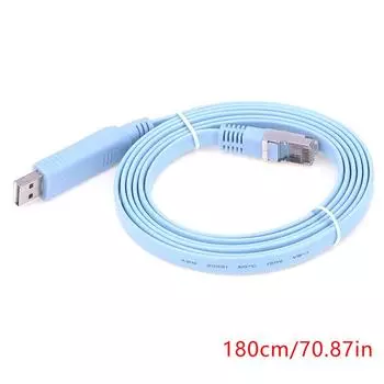 1,8 м Usb к Rj45 Usb к RS232 Последовательный порт к Rj45 Cat5 Кабель-адаптер консоли Шнур Onesize