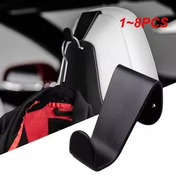 1~8 шт. для модели S/X, подголовник для автомобильного сиденья, крючок для сумки для продуктов, вешалка для одежды, держатель для сумки, органайзер, зажим для интерьера