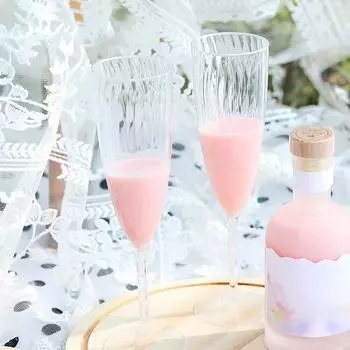 1/8 шт. пластиковые бокалы для шампанского одноразовые посуда для свадебной вечеринки 1PCS