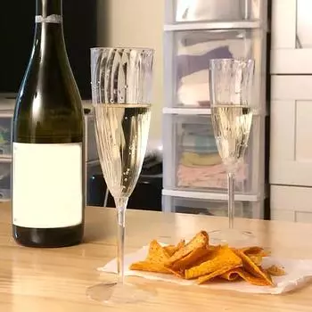 1/8 шт. пластиковые бокалы для шампанского одноразовые посуда для свадебной вечеринки 1PCS