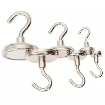 1-8 шт. прочный неодимовый магнитный крючок, удерживающий до 12 кг 5 фунтов, диаметр 20 мм, магниты, быстрый крючок для дома, кухни, рабочего места и т. д. 12mm