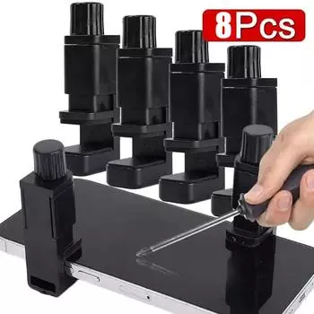 1-8 шт. Универсальный зажим-держатель для крепления, регулируемый ЖК-дисплей, крепление, фиксирующий зажим, инструмент для планшета, инструменты для ремонта мобильных телефонов 1PCS