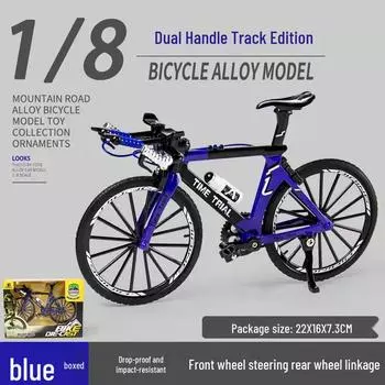 1:8 Сплав Миниатюрный Игрушечный Велосипед - Креативная Имитационная Модель для Детей