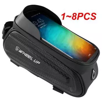 1~8 шт. Прямая поставка! Велосипедная рулевая труба руль сотовый телефон сумка чехол держатель экран телефона крепление сумки чехол для 7.0