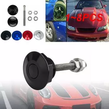 1~8PCS Hood Pins Lock 32mm/1.25 Universal Portable Durable Parts Replacement Accessories Car Accessories Motor Radiator