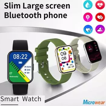 1.91 Hd Bluetooth Call Smart Watch для мужчин и женщин 100+ спортивных режимов Smartwatch Fitness Быстрый ответ на сообщения 24-часовой монитор сердечного ритма