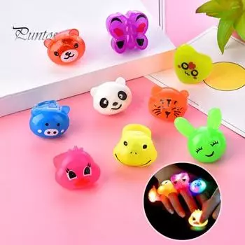 1/9/36 шт. светодиодные светящиеся кольца, водонепроницаемые неоновые кольца 9 цветов, светящиеся неровные кольца для фестивалей, забавные сувениры для вечеринок на дни рождения и свадьбы 1pc