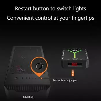 1-9 3 в 1 4-контактный ШИМ-магнитный присосочный концентратор с дистанционным ШИМ-магнитным вентилятором-разветвителем ШИМ-ARGB-концентратор вентилятора для компьютерного вентилятора ПК чёрный