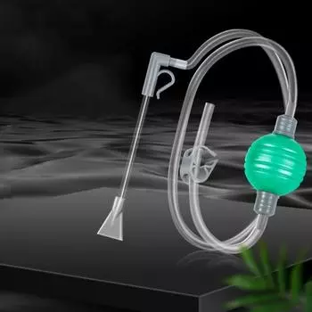 1.9M Siphon Water Pump Cleaner Removable Fish Tank Vacuum Cleaner Pump Aquarium красный