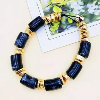 1 Acrylic tube exaggerated and atmospheric necklace suitable for women s daily wear