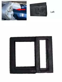 1 * аксессуары для ремонта подлокотников, левые детали, пластик